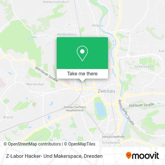 Карта Z-Labor Hacker- Und Makerspace