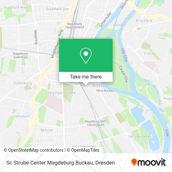 Карта Sc Strube Center Magdeburg Buckau