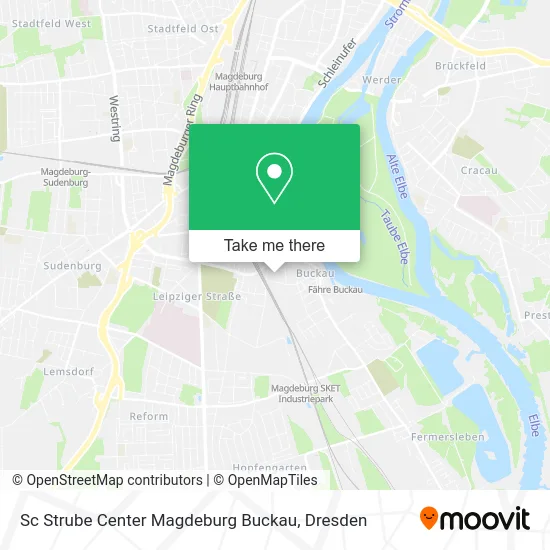 Карта Sc Strube Center Magdeburg Buckau
