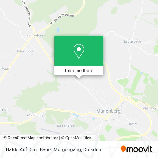 Карта Halde Auf Dem Bauer Morgengang