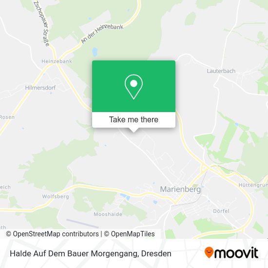 Карта Halde Auf Dem Bauer Morgengang