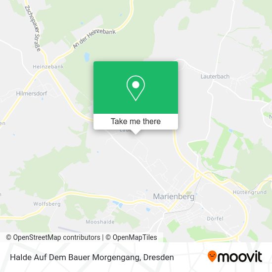 Карта Halde Auf Dem Bauer Morgengang