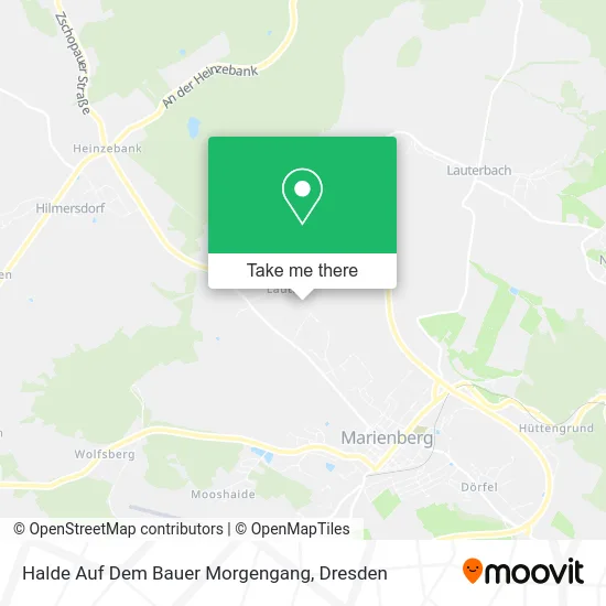 Карта Halde Auf Dem Bauer Morgengang