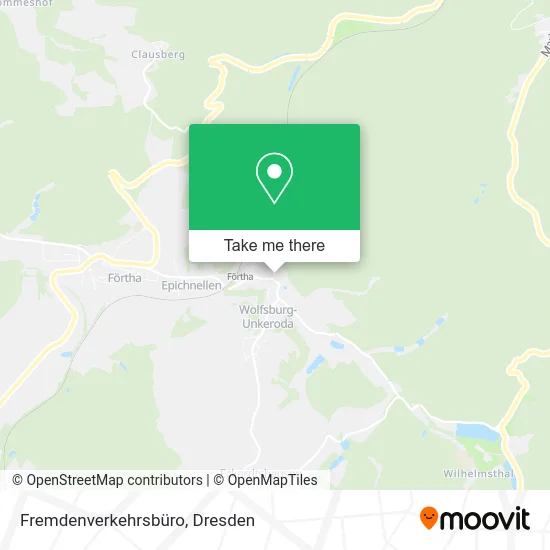 Карта Fremdenverkehrsbüro