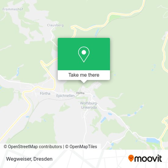 Карта Wegweiser