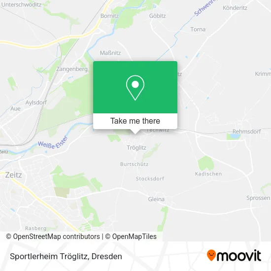 Sportlerheim Tröglitz map