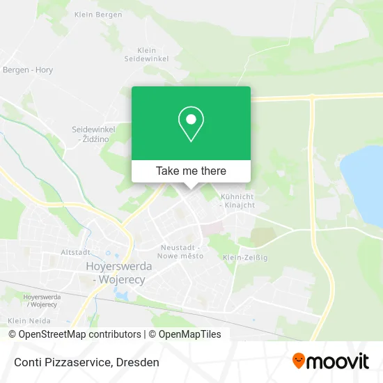 Карта Conti Pizzaservice