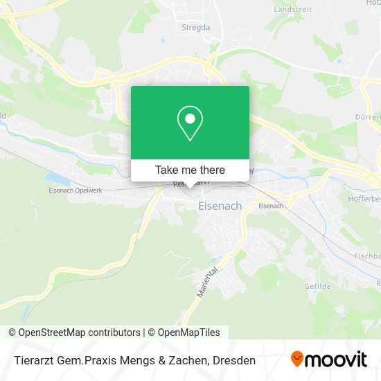 Карта Tierarzt Gem.Praxis Mengs & Zachen