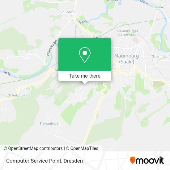 Computer Service Point map