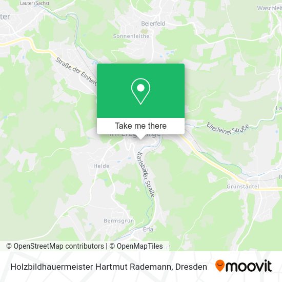 Карта Holzbildhauermeister Hartmut Rademann