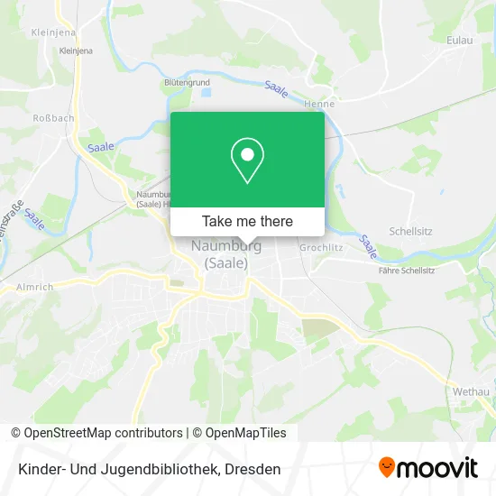 Карта Kinder- Und Jugendbibliothek