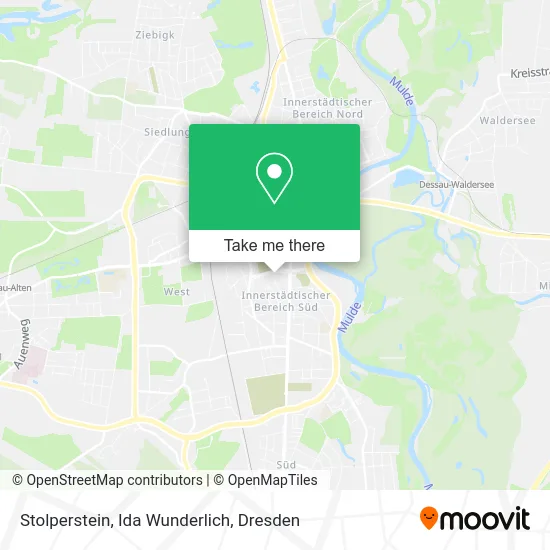 Карта Stolperstein, Ida Wunderlich