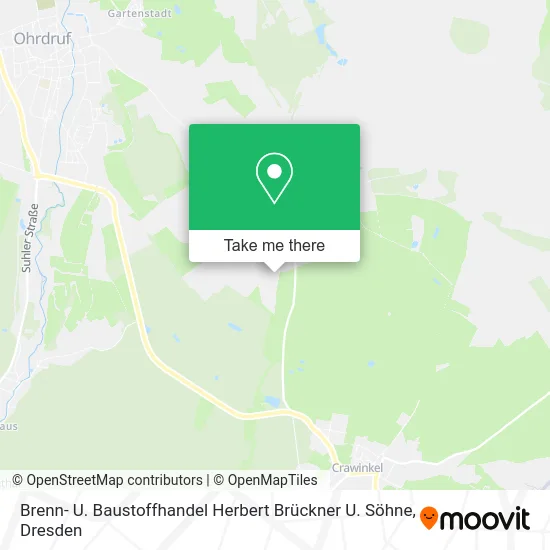 Карта Brenn- U. Baustoffhandel Herbert Brückner U. Söhne