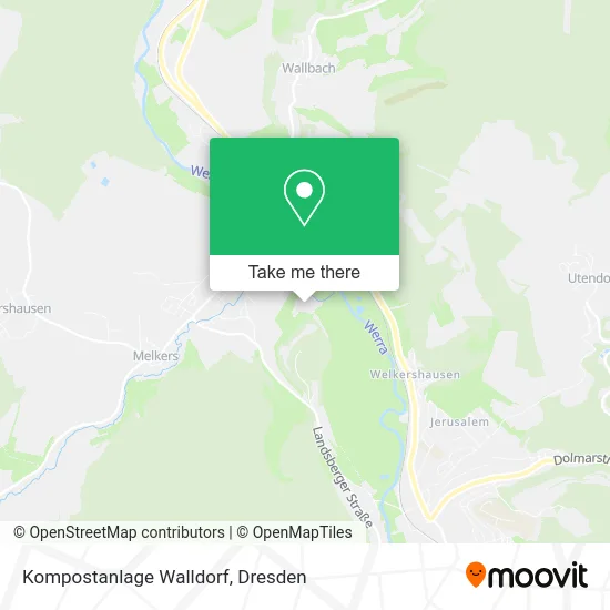 Карта Kompostanlage Walldorf