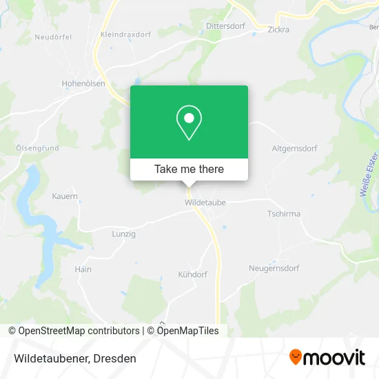 Карта Wildetaubener