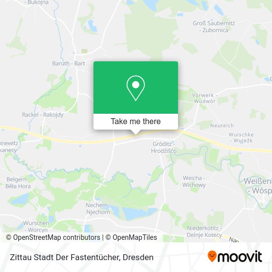 Карта Zittau Stadt Der Fastentücher
