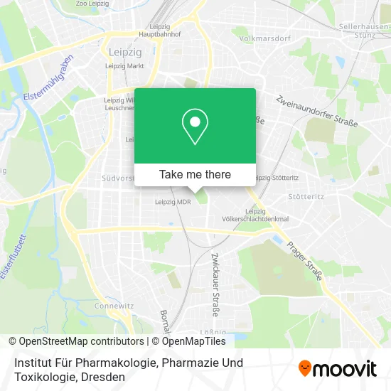 Карта Institut Für Pharmakologie, Pharmazie Und Toxikologie