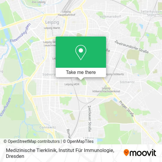 Карта Medizinische Tierklinik, Institut Für Immunologie