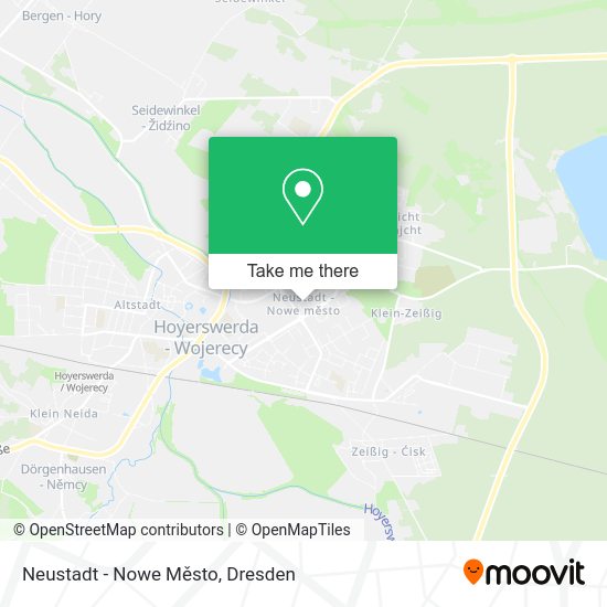 Карта Neustadt - Nowe Město