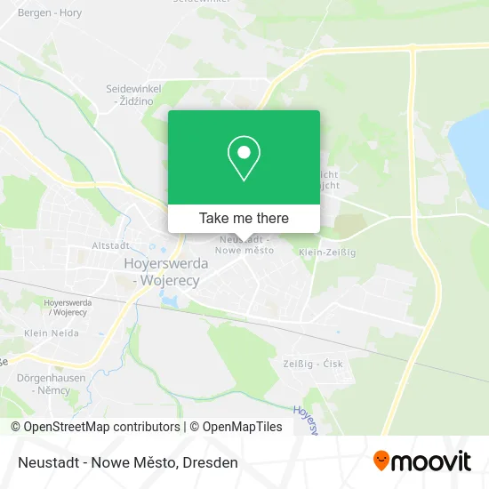 Карта Neustadt - Nowe Město