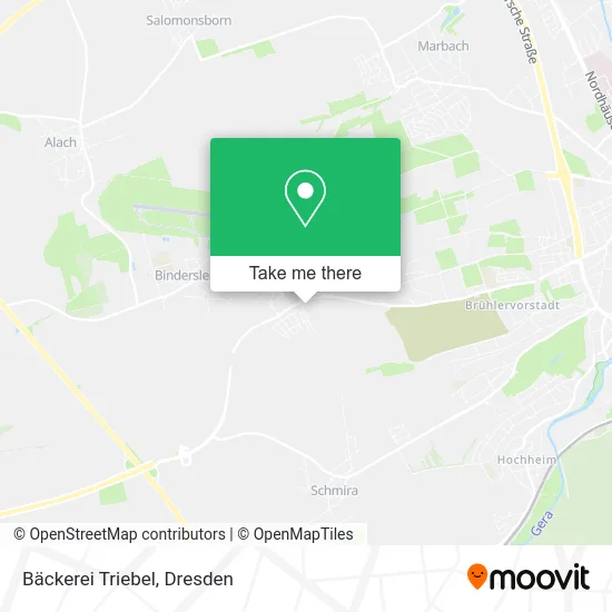 Карта Bäckerei Triebel