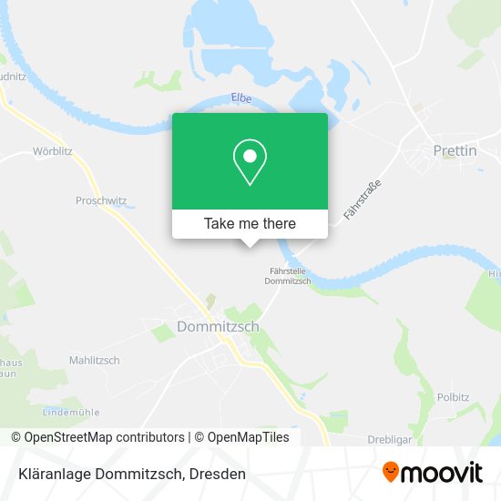 Карта Kläranlage Dommitzsch
