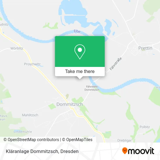 Карта Kläranlage Dommitzsch