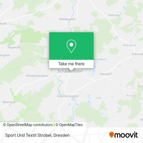 Карта Sport Und Textil Strobel