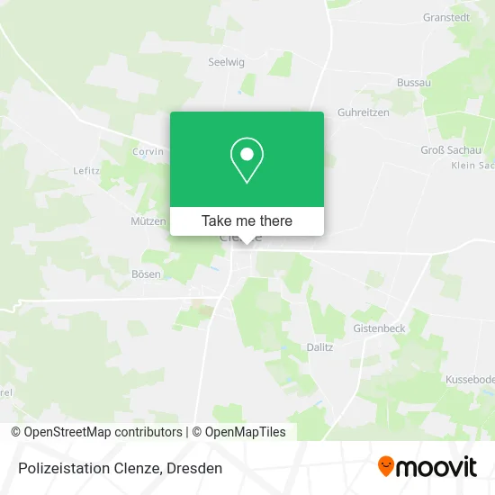 Карта Polizeistation Clenze