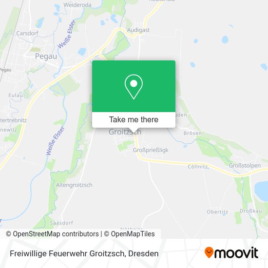 Карта Freiwillige Feuerwehr Groitzsch