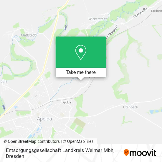 Entsorgungsgesellschaft Landkreis Weimar Mbh map
