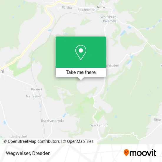 Карта Wegweiser