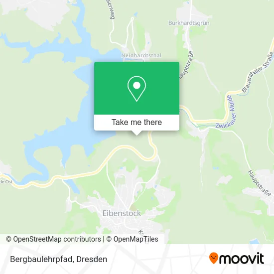 Карта Bergbaulehrpfad