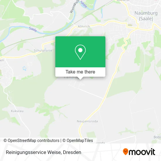 Карта Reinigungsservice Weise