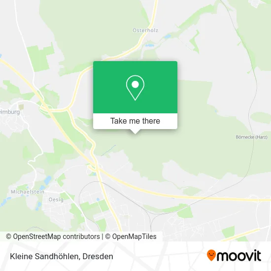 Карта Kleine Sandhöhlen