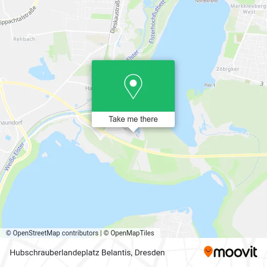 Карта Hubschrauberlandeplatz Belantis