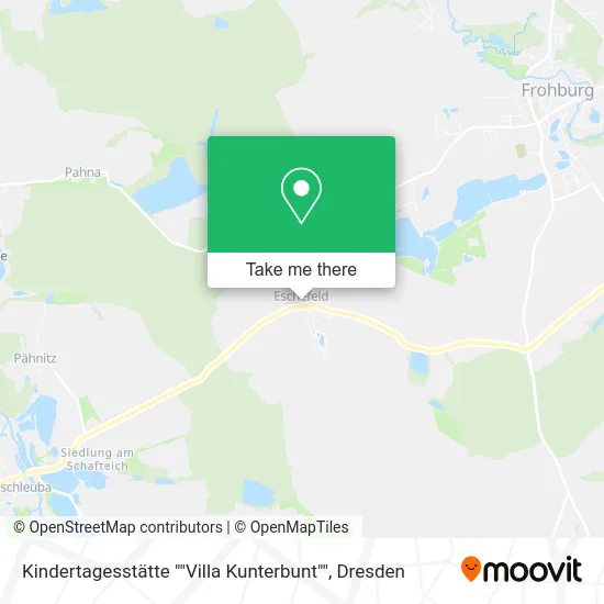 Карта Kindertagesstätte ""Villa Kunterbunt""