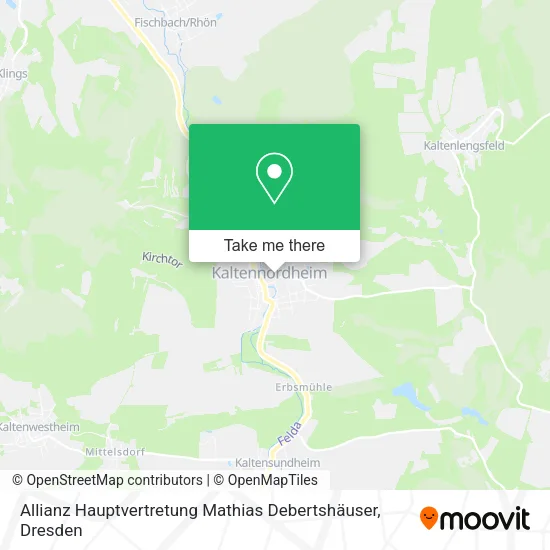 Карта Allianz Hauptvertretung Mathias Debertshäuser