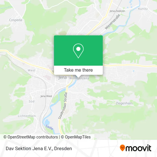 Карта Dav Sektion Jena E.V.