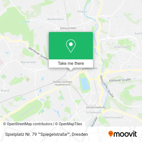 Карта Spielplatz Nr. 79 ""Spiegelstraße""