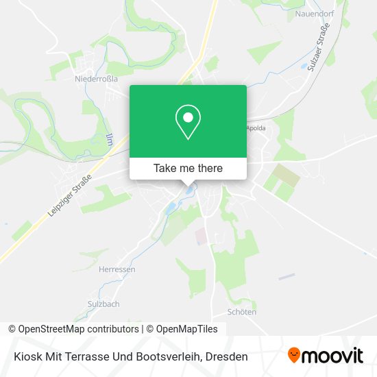 Карта Kiosk Mit Terrasse Und Bootsverleih