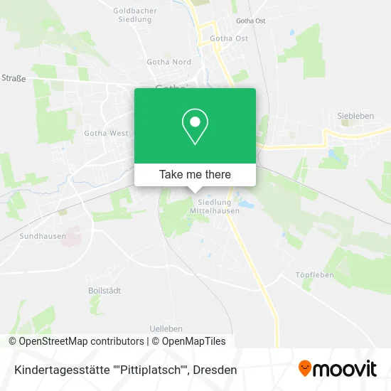 Карта Kindertagesstätte ""Pittiplatsch""
