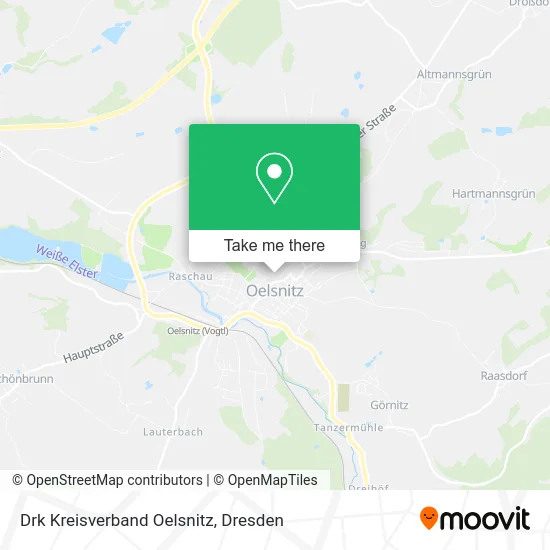 Карта Drk Kreisverband Oelsnitz
