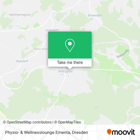 Карта Physio- & Wellnesslounge Ementa