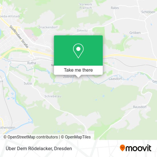 Карта Über Dem Rödelacker