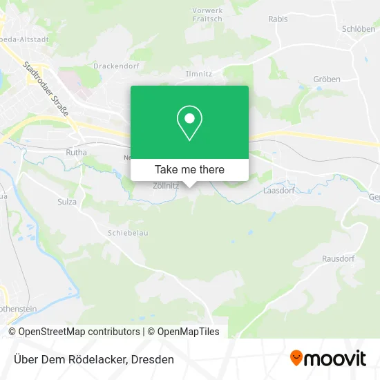 Карта Über Dem Rödelacker