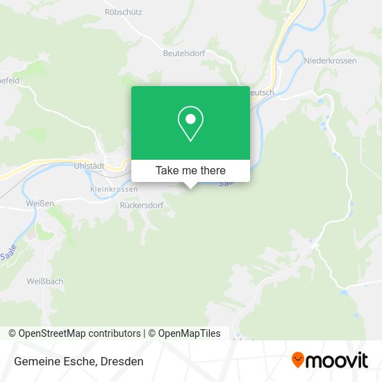 Карта Gemeine Esche