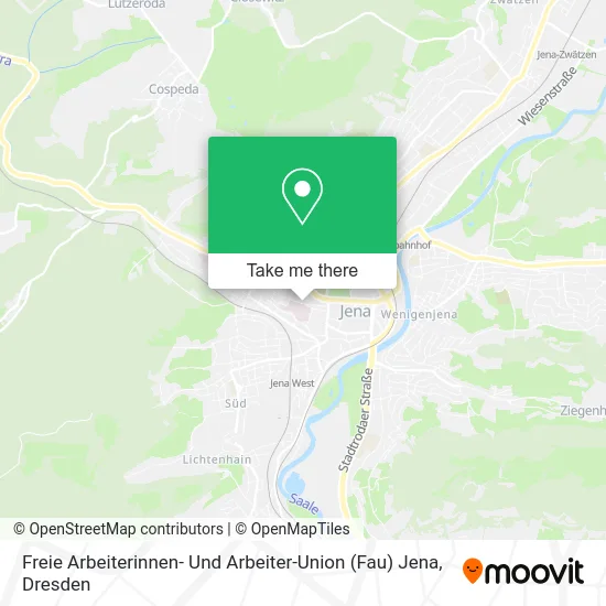 Карта Freie Arbeiterinnen- Und Arbeiter-Union (Fau) Jena