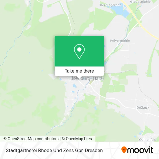 Карта Stadtgärtnerei Rhode Und Zens Gbr