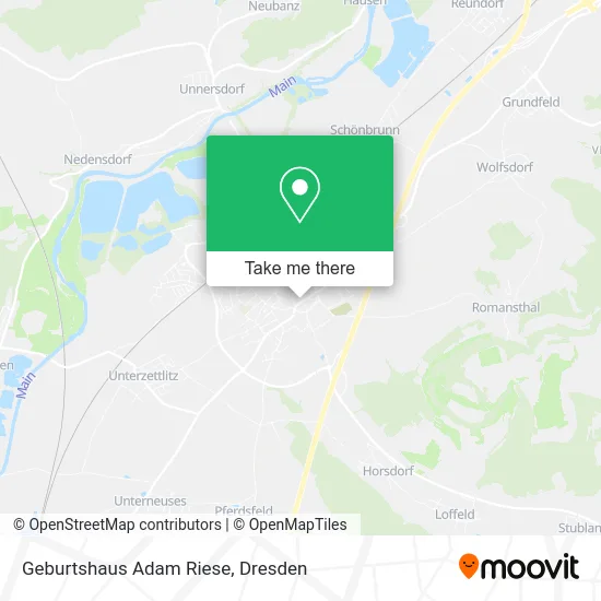Карта Geburtshaus Adam Riese